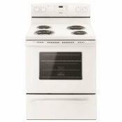 AMANA 4.8 CU. FT. ELECTRIC RANGE IN WHITE - AMANA PART #: ACR4303MFW