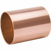 NOT FOR SALE - 3554450 - NOT FOR SALE - 3554450 - STREAMLINE 3 IN. C X C COPPER COUPLING WITH STOP - MUELLER PART #: W 10152