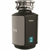 MOEN PREP SERIES 1/2 HP CONTINUOUS FEED GARBAGE DISPOSAL WITH SOUND REDUCTION AND UNIVERSAL MOUNT - MOEN PART #: GX50C