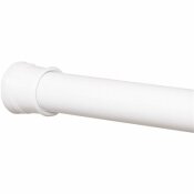 PROPLUS 52 IN. TO 86 IN. ADJUSTABLE TENSION SHOWER ROD IN WHITE - PROPLUS PART #: 886WWIL