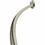 PREMIER 60 IN. NEVER RUST PERMANENT MOUNT CURVED SHOWER ROD IN CHORME - PREMIER PART #: 9PRSSIL12