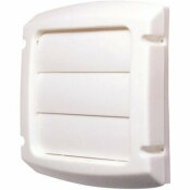 EVERBILT 4 IN. LOUVERED VENT CAP IN WHITE - 3571129