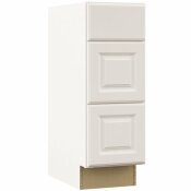 RSI HOME PRODUCTS DRAWER BASE VANITY CABINET, 12 IN., WHITE - RSI HOME PRODUCTS PART #: KVD12-SW