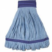 IMPACT PRODUCTS MICROFIBER STRING MOP HEAD LARGE CANVAS HEADBAND TUBE IN BLUE - IMPACT PRODUCTS PART #: LF0003-90