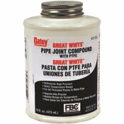 OATEY 16 OZ. GREAT WHITE PIPE JOINT COMPOUND WITH PTFE - OATEY PART #: 31232
