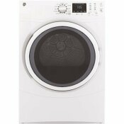 GE 7.5 CU. FT. 240-VOLT WHITE STACKABLE ELECTRIC VENTED DRYER ENERGY STAR - GE PART #: GFD43ESSMWW