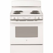 GE 30 IN. 5.0 CU. FT. ELECTRIC RANGE OVEN IN WHITE - GE PART #: JBS460DMWW