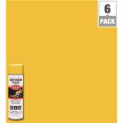 RUST-OLEUM INDUSTRIAL CHOICE 17 OZ. S1600 SYSTEM YELLOW INVERTED STRIPING SPRAY PAINT (6-PACK) - RUST-OLEUM INDUSTRIAL CHOICE PART #: 1648838