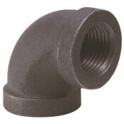 Proplus 2 In. Black Malleable 90-Degree Elbow