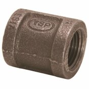 Proplus 1-1/2 X 1-1/4 In. Black Malleable Reducing Coupling
