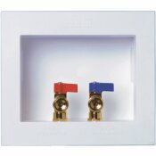 WATER-TITE DU-ALL 1/2 IN. PEX DUAL-DRAIN WASHING MACHINE OUTLET BOX - WATER-TITE PART #: 82056