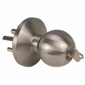 ULTRA SECURITY STAINLESS STEEL ENTRY BALL DOOR KNOB FOR PANIC DEVICE - ULTRA SECURITY PART #: 02052