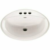 NOT FOR SALE - 581040 - NOT FOR SALE - 581040 - AMERICAN STANDARD AQUALYN SELF-RIMMING DROP-IN BATHROOM SINK IN WHITE - AMERICAN STANDARD PART #: 0476.028.020