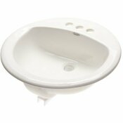 NOT FOR SALE - 581041 - NOT FOR SALE - 581041 - AMERICAN STANDARD RONDALYN SELF-RIMMING BATHROOM SINK IN WHITE - AMERICAN STANDARD PART #: 0491.019.020