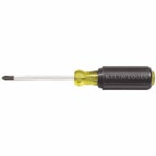 KLEIN TOOLS #2 PROFILATED PHILLIPS HEAD SCREWDRIVER WITH 4 IN. ROUND SHANK AND CUSHION GRIP HANDLE - KLEIN TOOLS PART #: 603-4