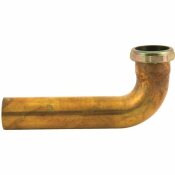 KEENEY CONTINUOUS WASTE ARM, 1-1/2 IN. X 15 IN. WITH SLIP JOINT NUT - KEENEY PART #: 546 RBBN
