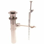03-0231, Central Brass Brass Pop-Up Drain Assembly Less Guide - Sx-0206227